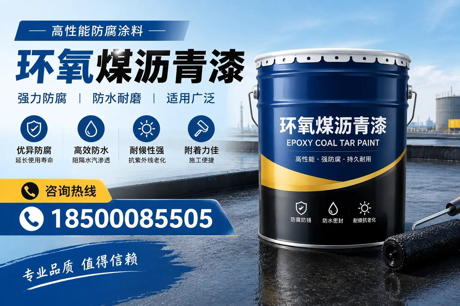 环氧煤沥青漆的主要成分与功能，邯郸用户深度了解
