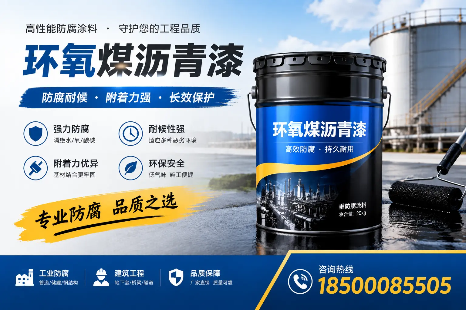 如何选择适合的环氧煤沥青漆？邯郸市场选型指南